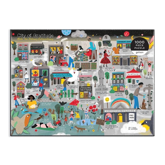 🌸3 for 2🌸 NEW! City of Gratitude Jigsaw Puzzle | 1000 pieces - Picture 2 of 6